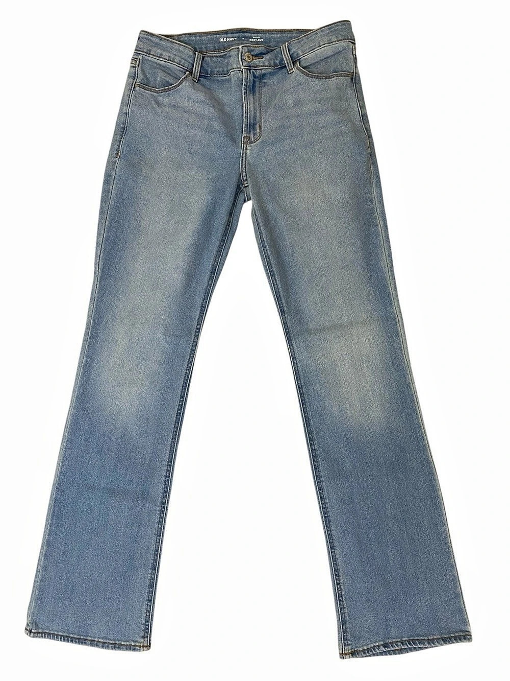 Old Navy Womens Mid Rise Bootcut Jeans Size 8 Light Wash Denim Pants